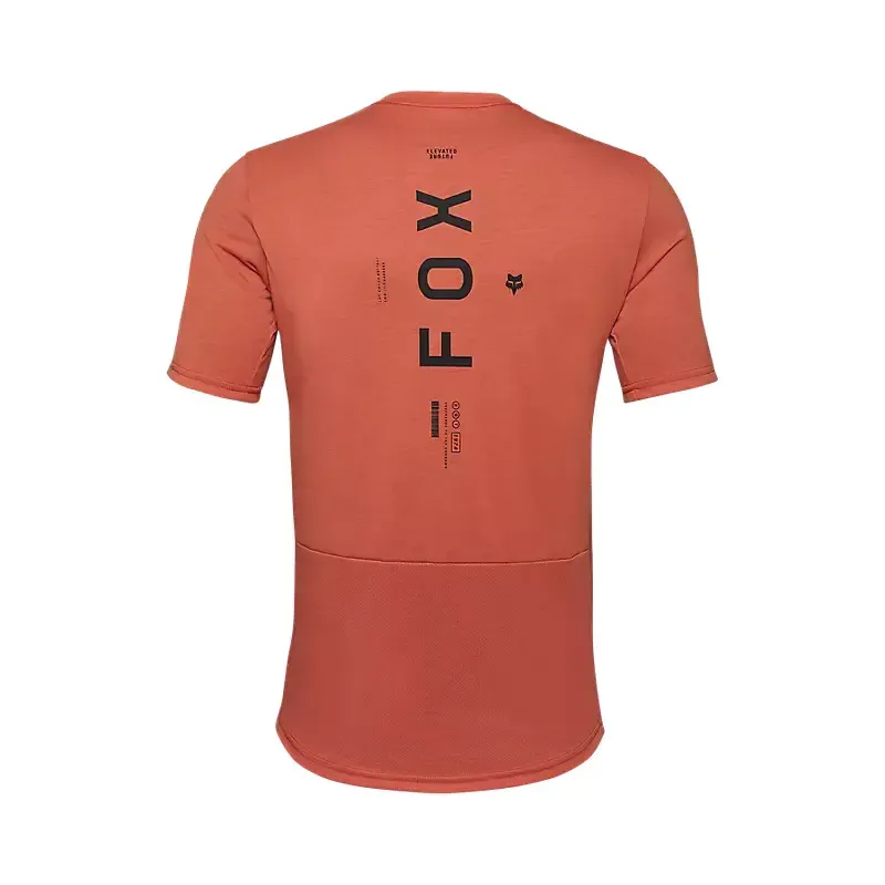 Fox Racing Ranger Alyn Drirelease Short Sleeve Jersey in Atomic Orange-1