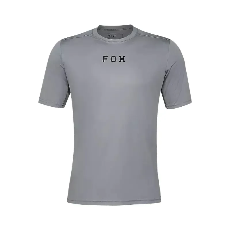 Fox Racing Ranger Moth Short Sleeve Jersey in Cloud Grey