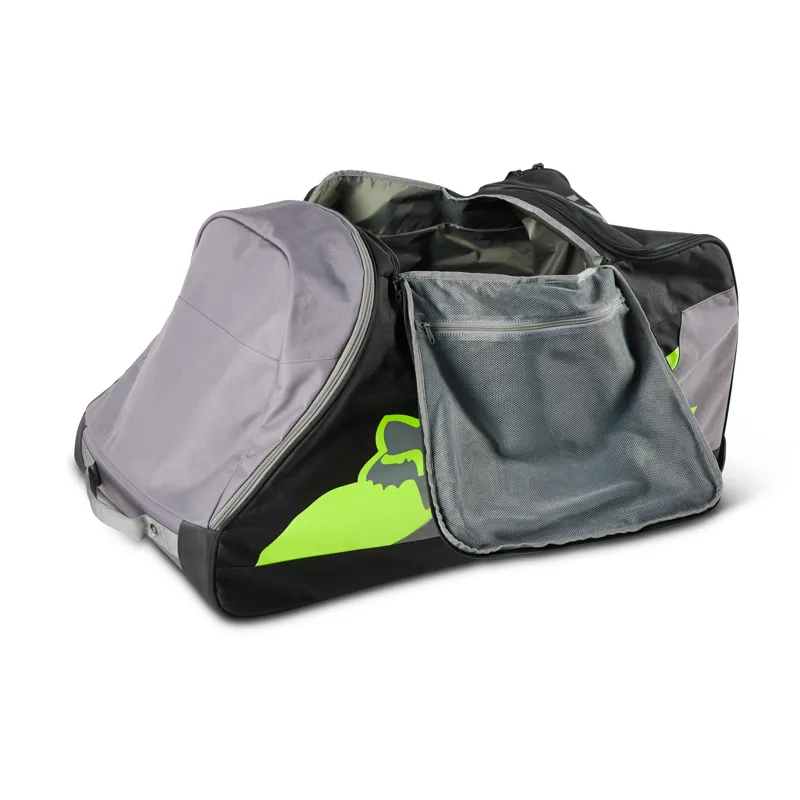 Fox Racing Shuttle 180 Efekt Roller Gear Bag in Fluorescent Yellow-9
