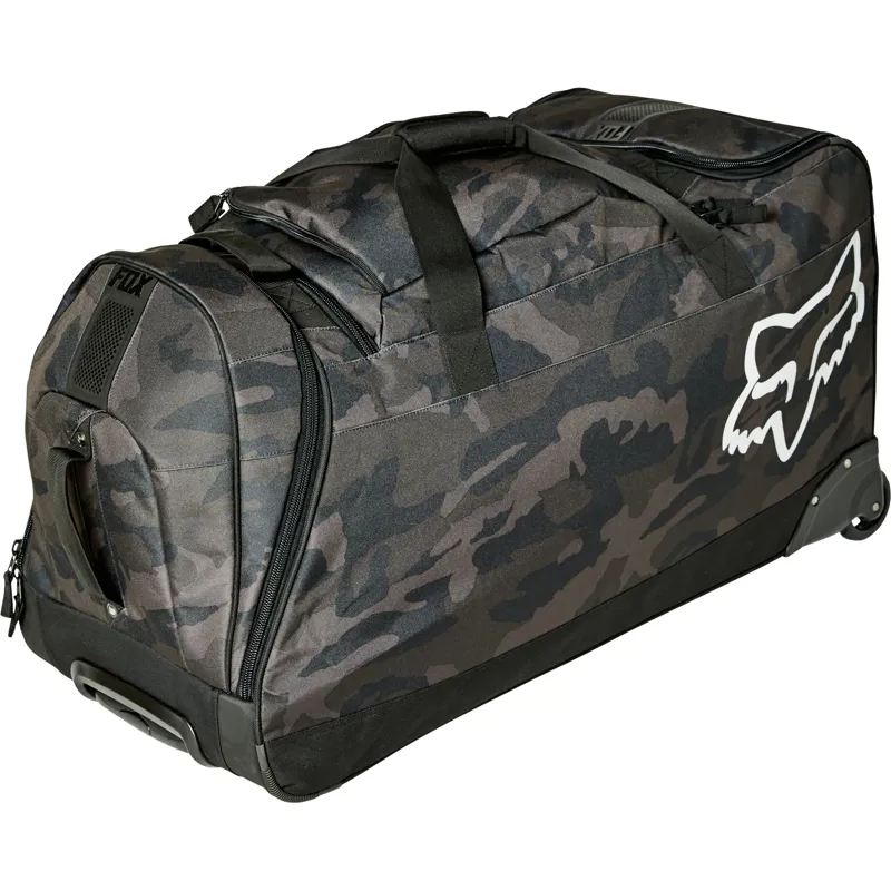 Fox Racing Shuttle Camo Roller Gear Bag in Black Camo