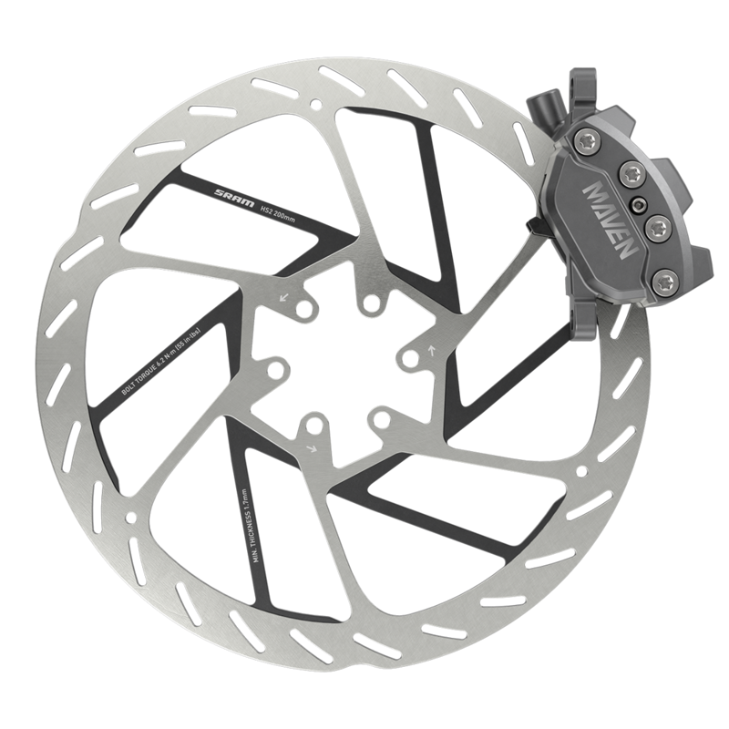 SRAM Maven Bronze Stealth Disc Brake Set in Blast Polar-1