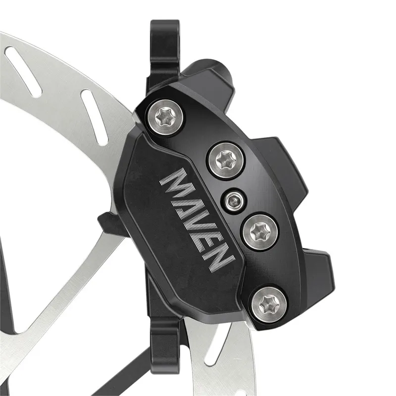 SRAM Maven Silver Stealth Disc Brake Set in Black-4