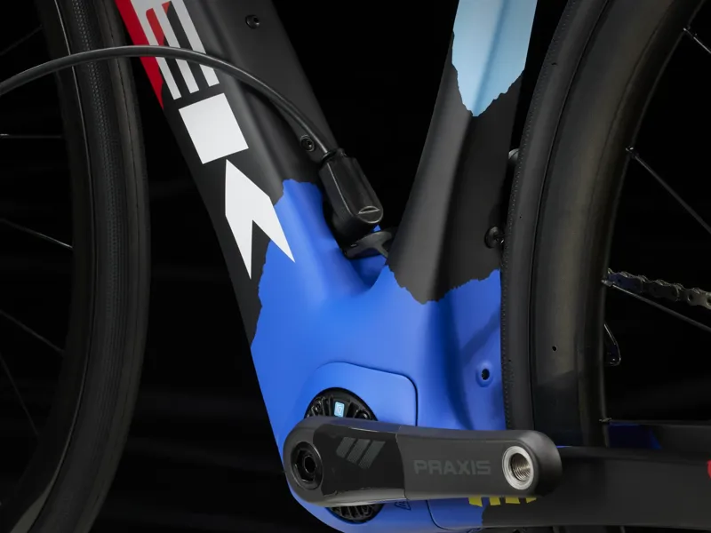 Trek Domane+ SLR 9 Carbon Electric Road Bike 2025 in Matte Trek Black-5