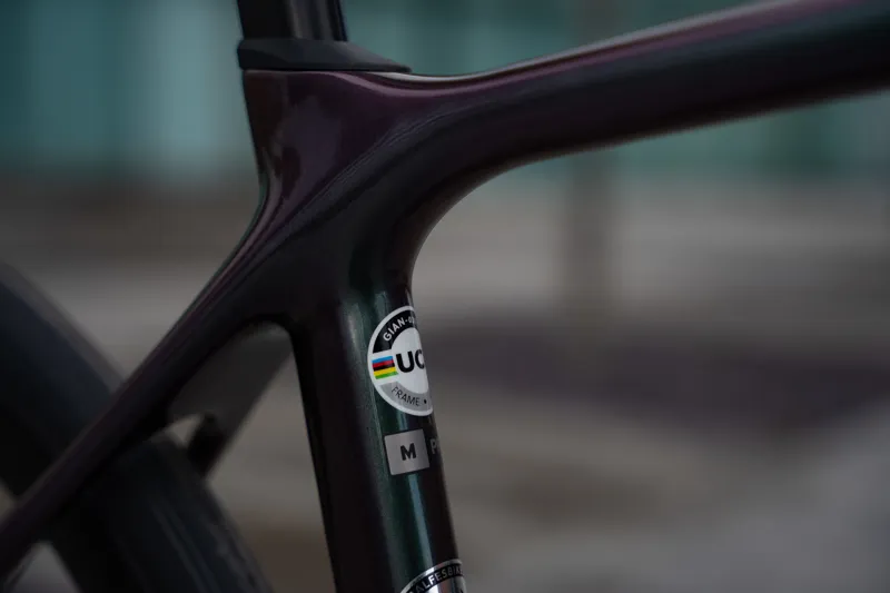 Giant TCR Advanced Pro Disc 1 AXS Road Bike 2024 in Iridescent-13