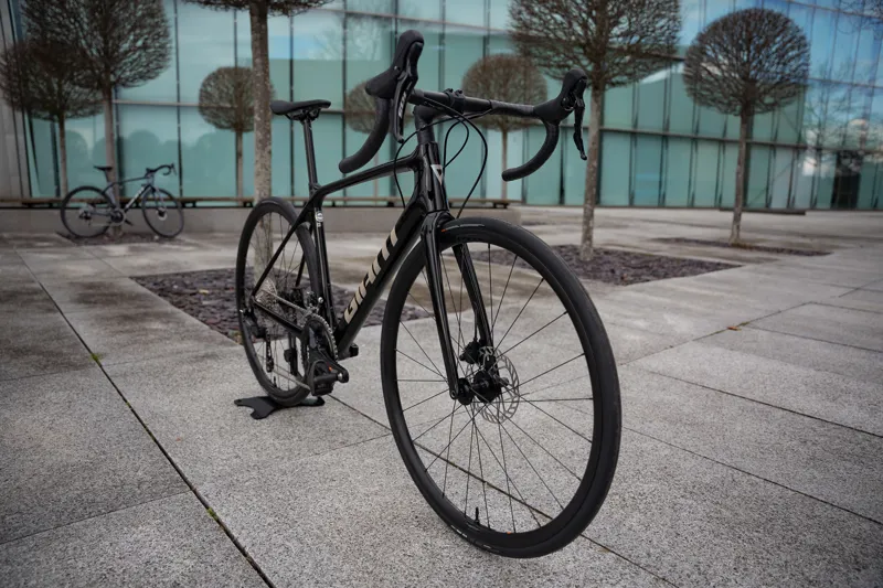 Giant TCR Advanced Disc 2 Road Bike 2025 in Panther Black-7