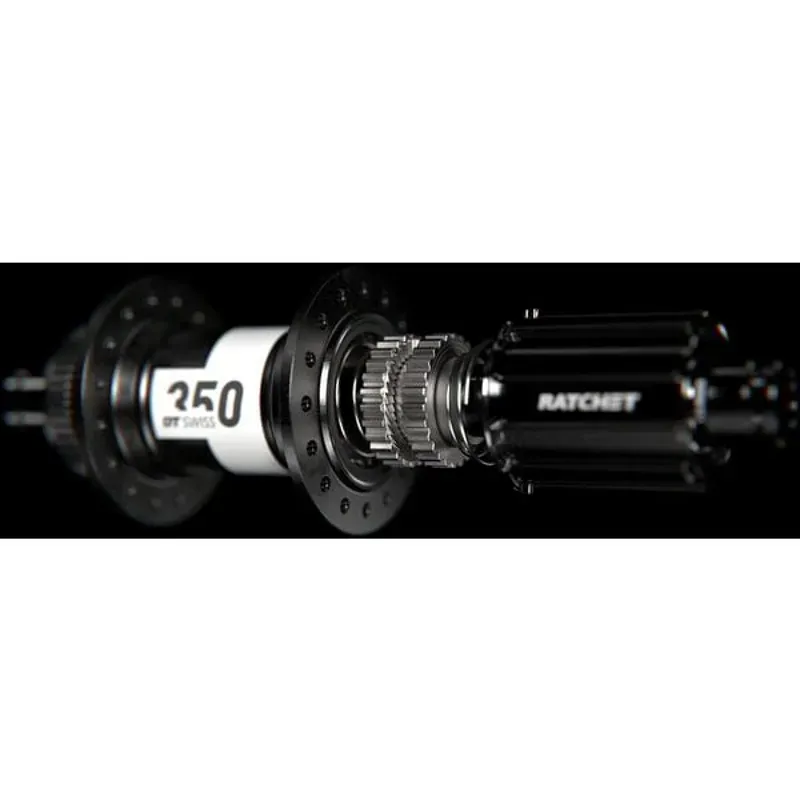 DT Swiss 350 Straight Pull Centre Lock 142x12mm Shimano 24h Rear Disc Hub in Black-1