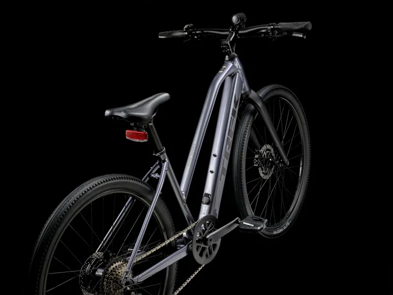 Trek Dual Sport+ 2 Stagger LT Electric Hybrid Bike 2025 in Galactic Grey-2