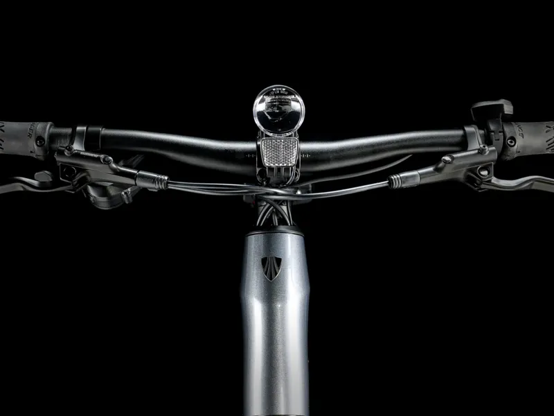 Trek Dual Sport+ 2 Stagger LT Electric Hybrid Bike 2025 in Galactic Grey-7