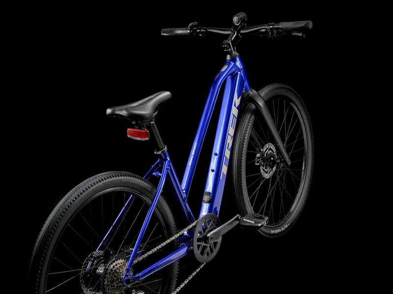 Trek Dual Sport+ 2 Stagger LT Electric Hybrid Bike 2025 in Hex Blue-2