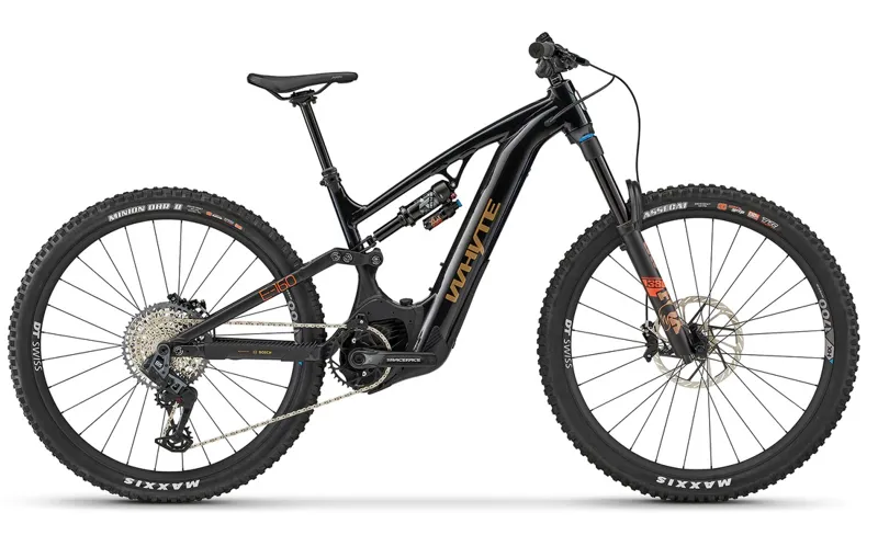 Whyte Bikes E-160 RSX Trail/Enduro Electric Mountain Bike 2024 in Black/Matt Black