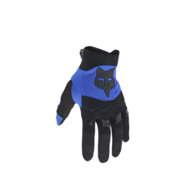 Balfes Bikes Fox Dirtpaw Full Finger Gloves in Blue | Free postage over £30, £10 off first order, price match & 0% finance.