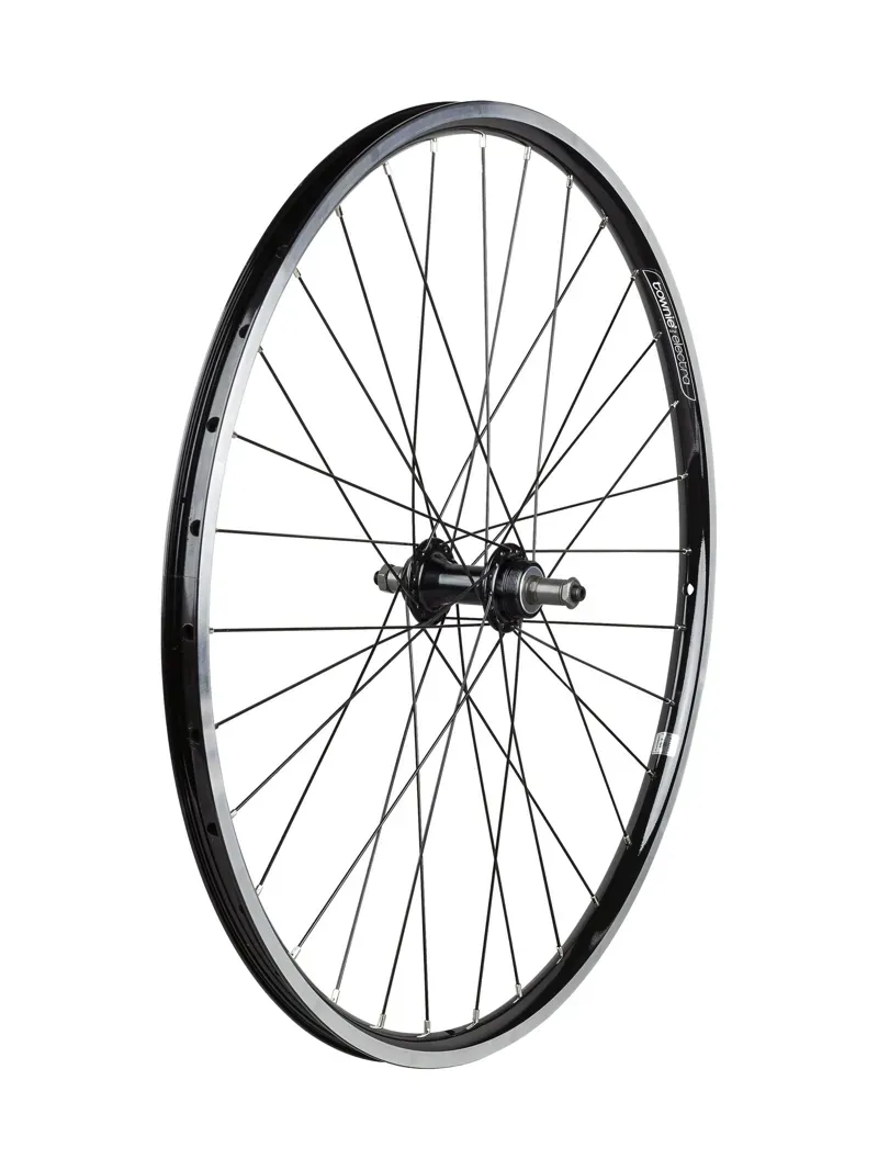 Wheel Electra Townie 1/7/21 26 Gloss Black BLACK/SILVER front