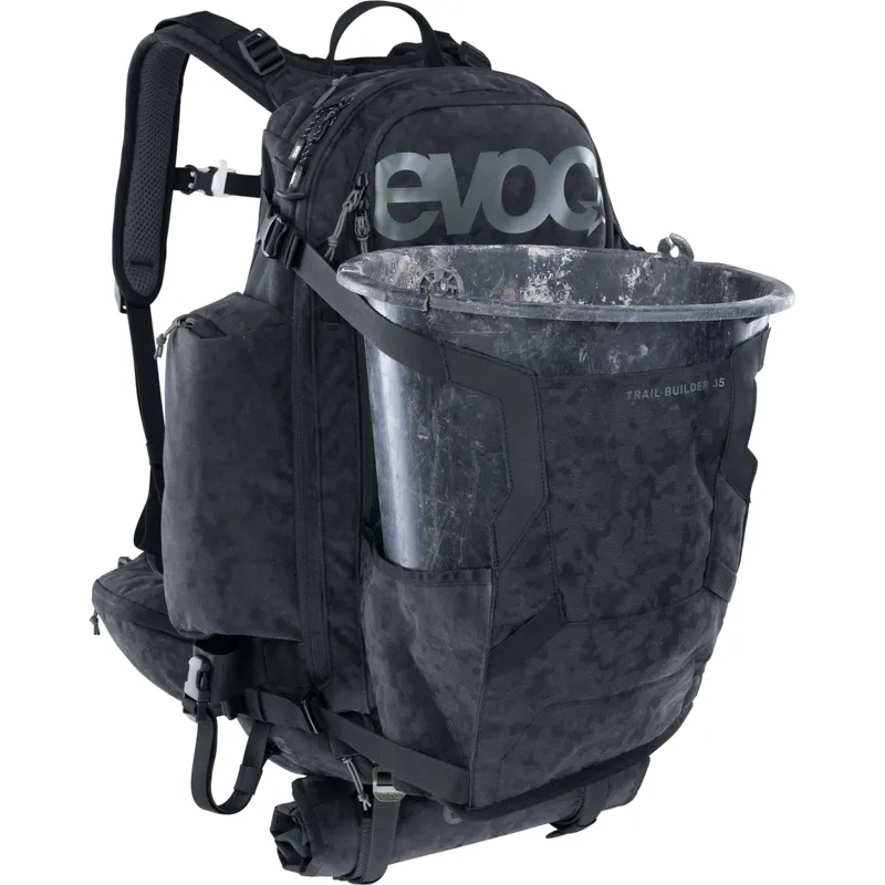 Evoc Trail Builder Performance Backpack in Black-4