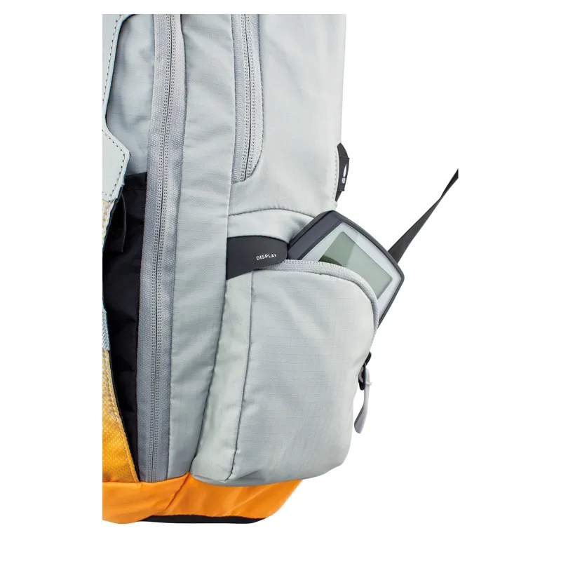 Evoc FR Enduro E-Ride Protector Backpack in Stone Grey/Bright Orange-11