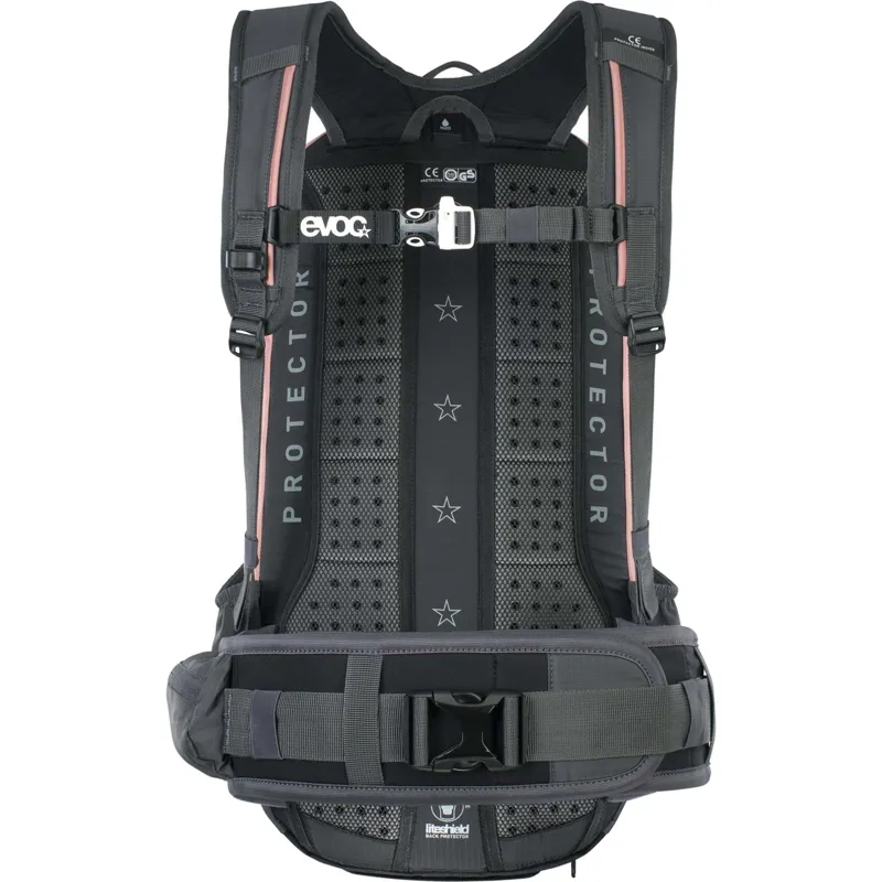 Evoc FR Enduro Protector Backpack M/L in Dusty Pink/Carbon Grey-1