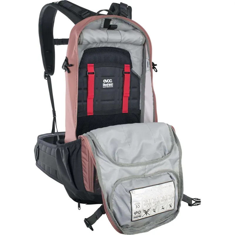 Evoc FR Enduro Protector Backpack 16L S in Dusty Pink/Carbon Grey-6