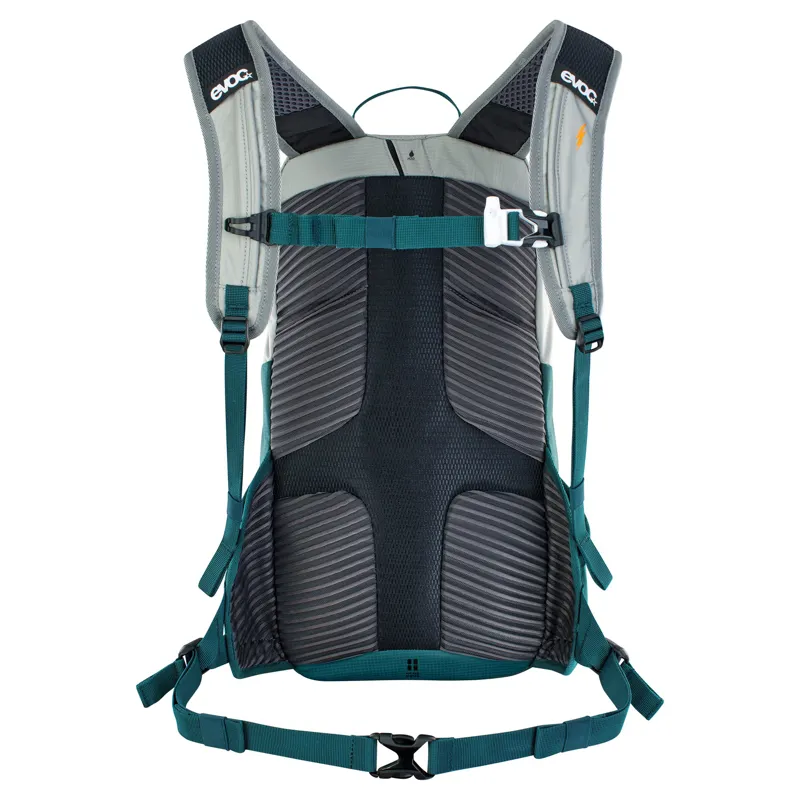 Evoc E-Ride Performance Backpack 12L in Stone Grey/Petrol-1