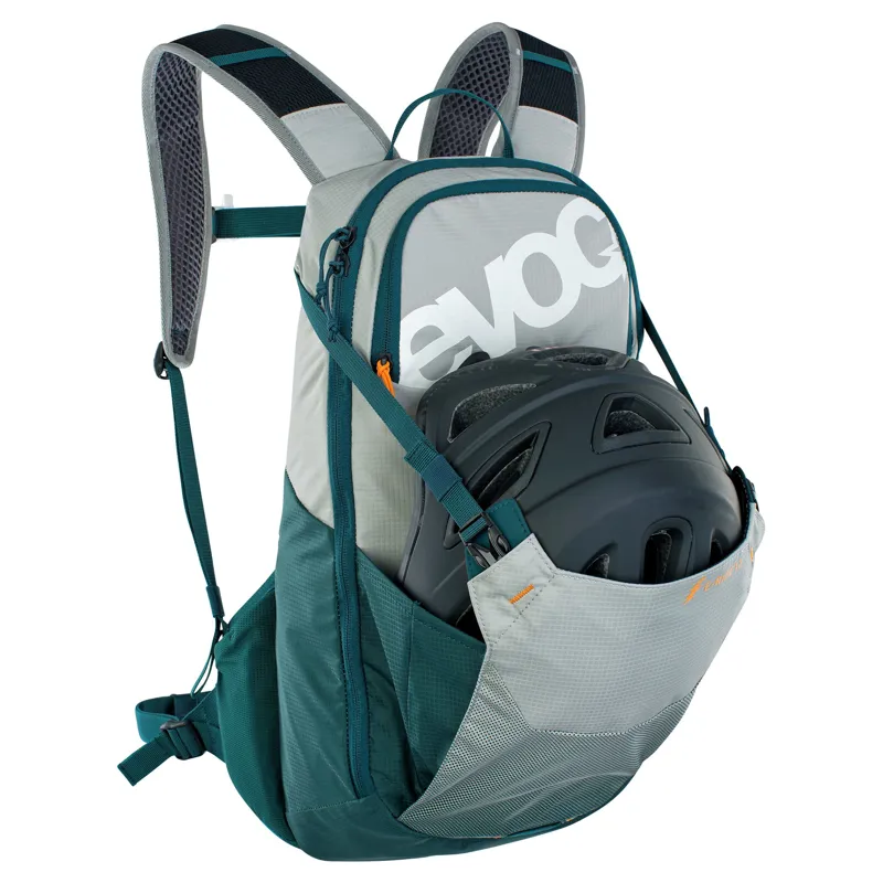 Evoc E-Ride Performance Backpack 12L in Stone Grey/Petrol-3