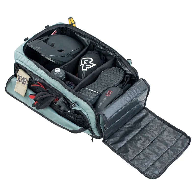 Evoc Gear Bag 55L in Steel-4