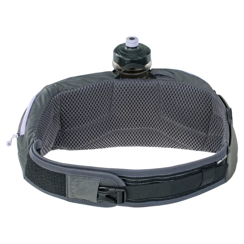 Evoc Hip Pouch Pro + Bottle Holder in Purple and Black-1