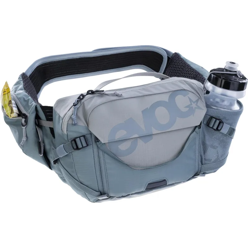 Evoc Hip Pack Pro 3L in Stone/Steel Grey-3
