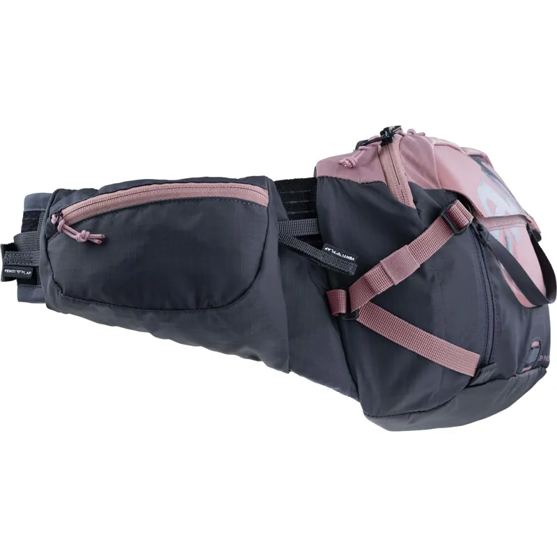 Evoc Hip Pack Pro 3L in Dusty Pink/Carbon Grey-1