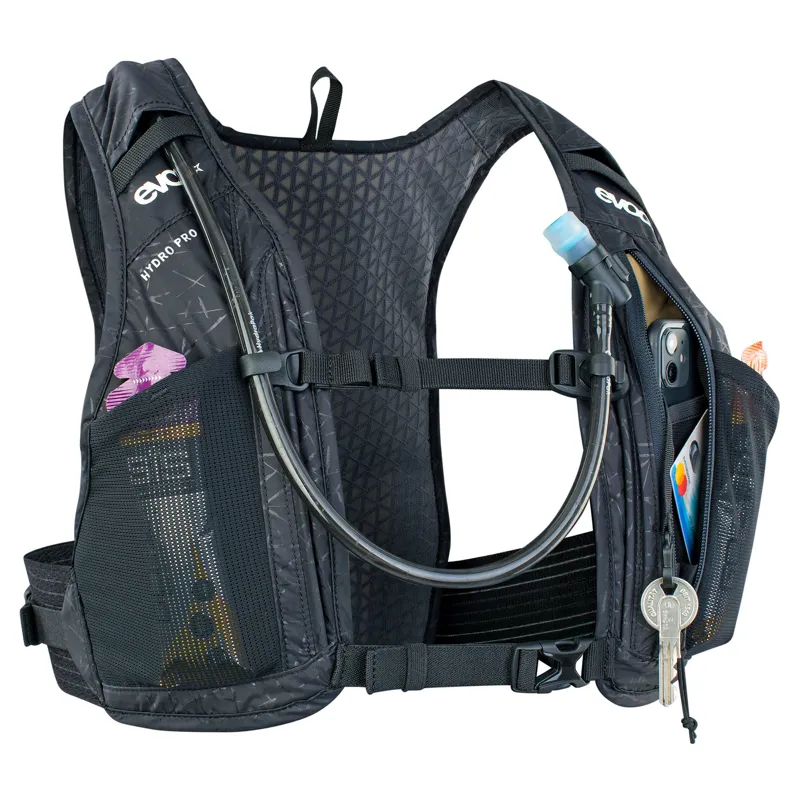 Evoc Hydro Pro Hydration Pack 1.5L + 1.5L Bladder in Black-5
