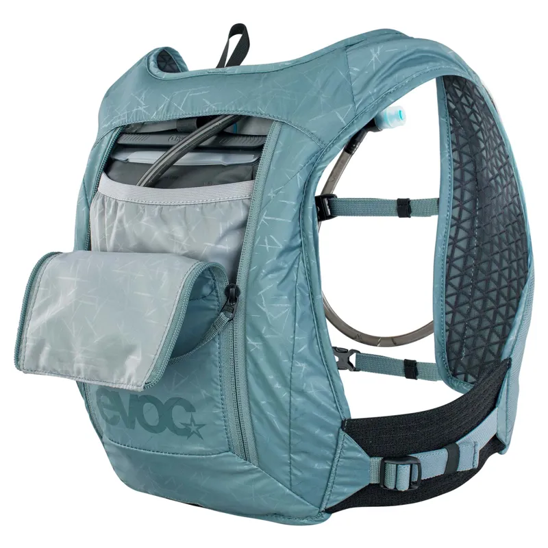 Evoc Hydro Pro Hydration Pack 1.5L + 1.5L Bladder in Steel Blue-6