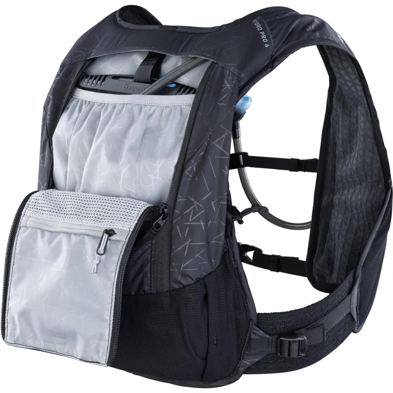 Evoc Hydro Pro 6L Hydration Pack + 1.5L Bladder in Black-6