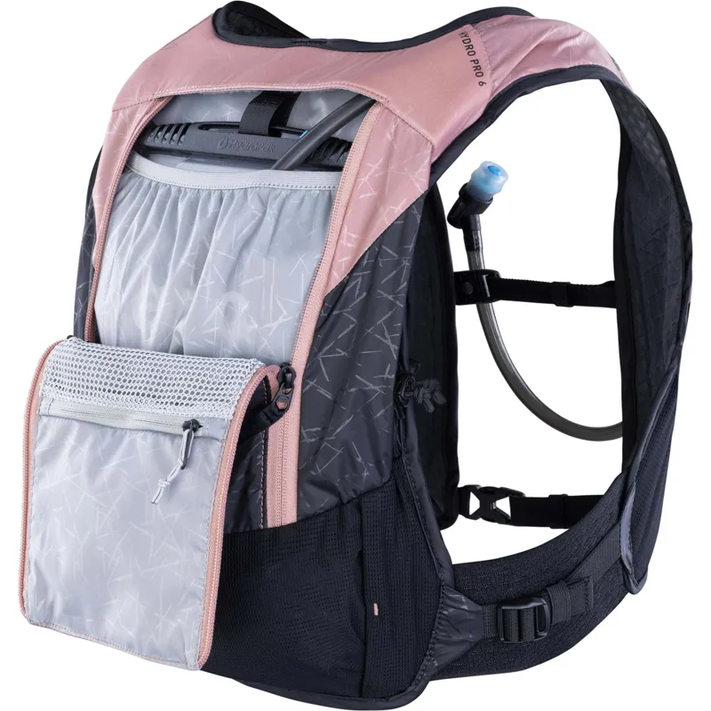 Evoc Hydro Pro 6L Hydration Pack + 1.5L Bladder in Dusty Pink-6