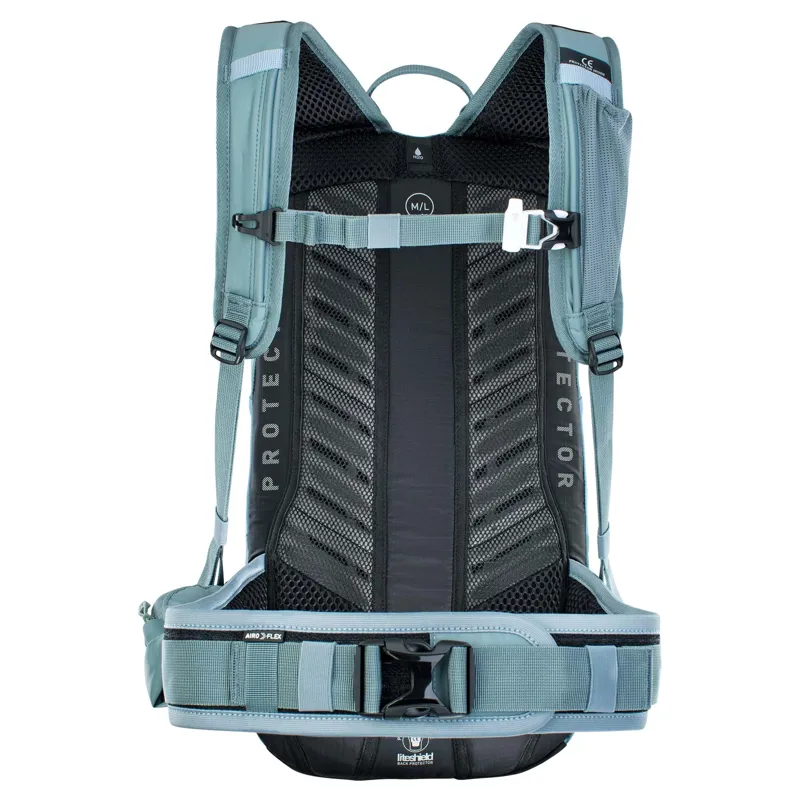 Evoc FR Lite Race Protector Backpack 10L S in Steel Blue-1