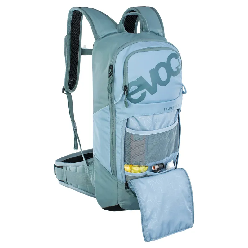 Evoc FR Lite Race Protector Backpack 10L S in Steel Blue-2