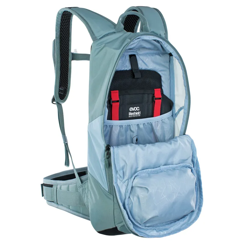 Evoc FR Lite Race Protector Backpack 10L S in Steel Blue-4