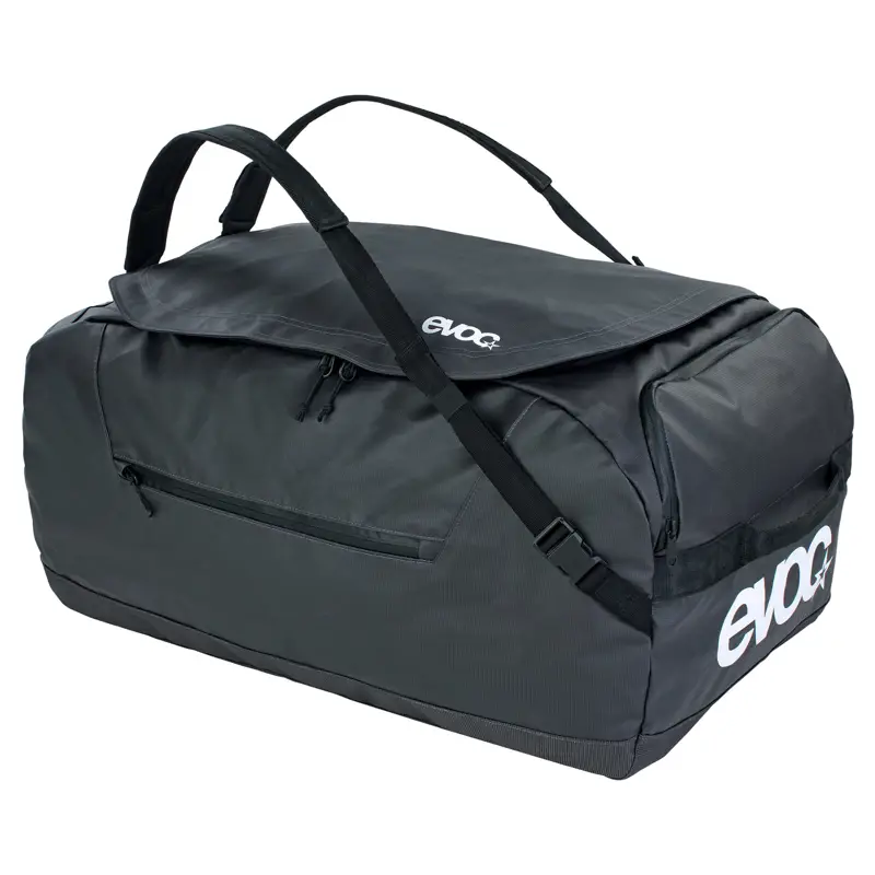 Balfes Bikes Evoc Duffle Bag 100L in Carbon Grey/Black | Free postage over £30, £10 off first order, price match & 0% finance.