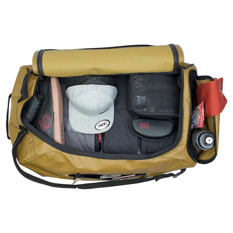 Evoc Duffle Bag 100L in Carbon in Yellow-5