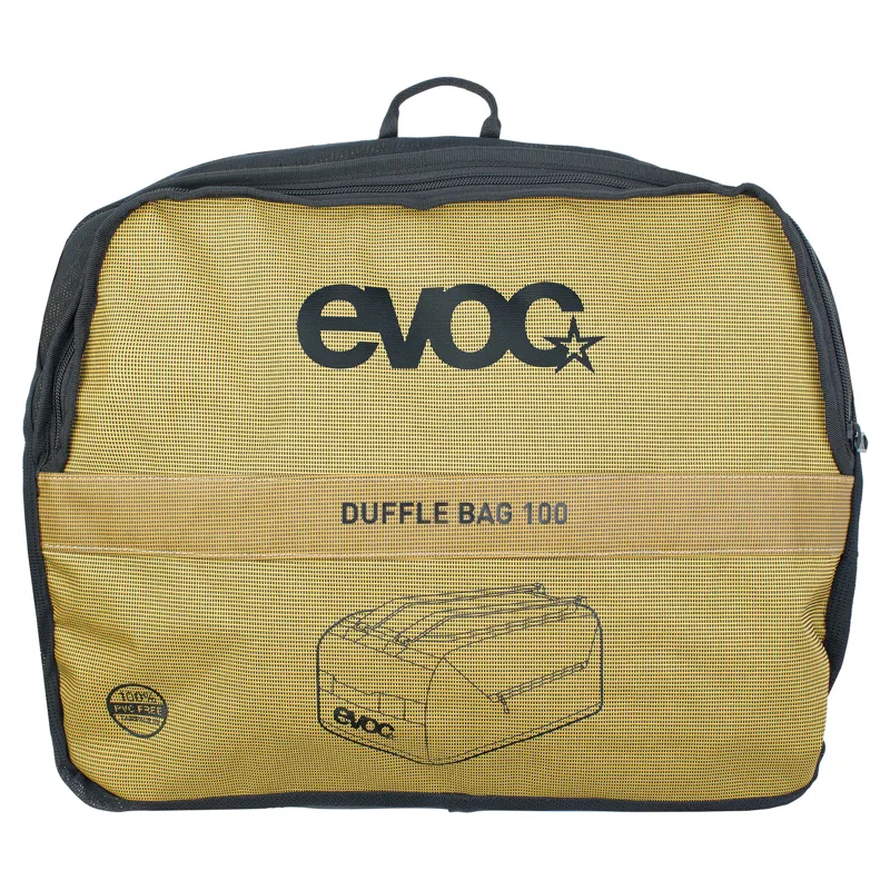 Evoc Duffle Bag 100L in Carbon in Yellow-6