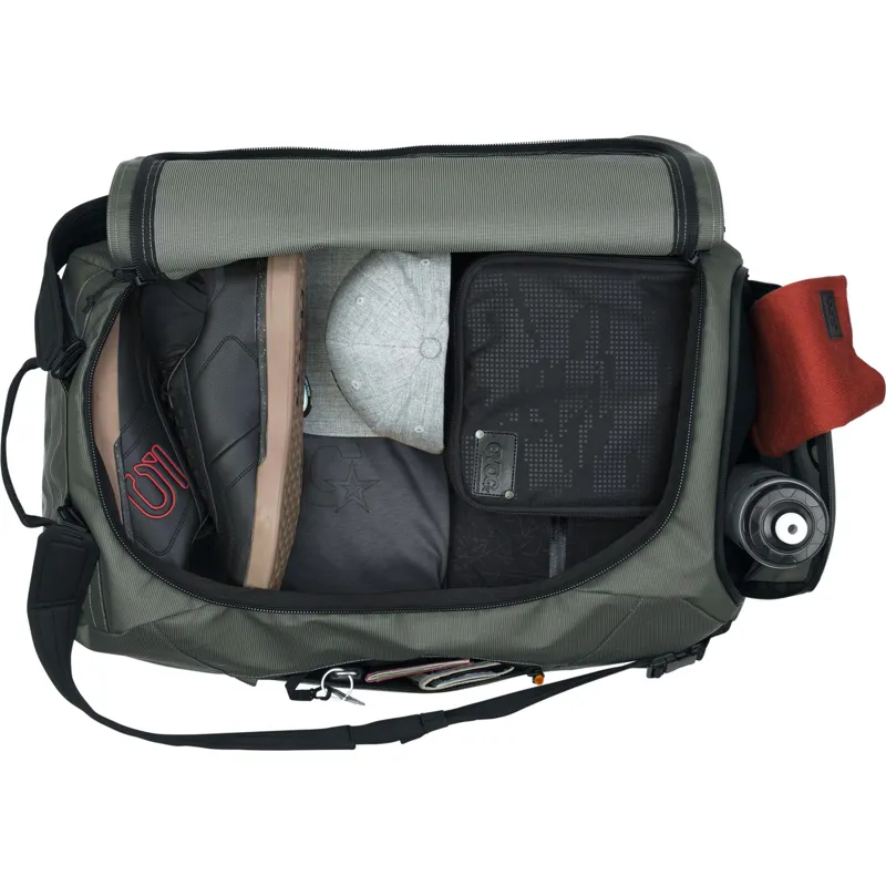 Evoc Duffle Bag 60L in Dark Olive/Black-5