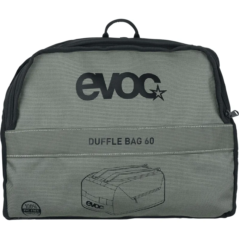 Evoc Duffle Bag 60L in Dark Olive/Black-6