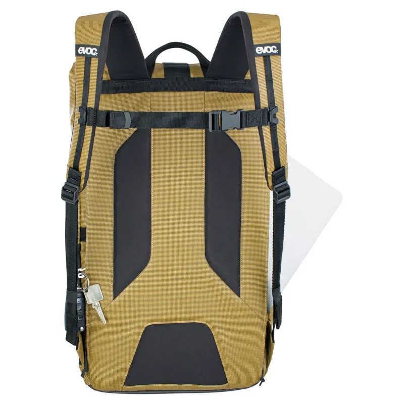 Evoc Duffle Backpack 26L in Curry Yellow-3
