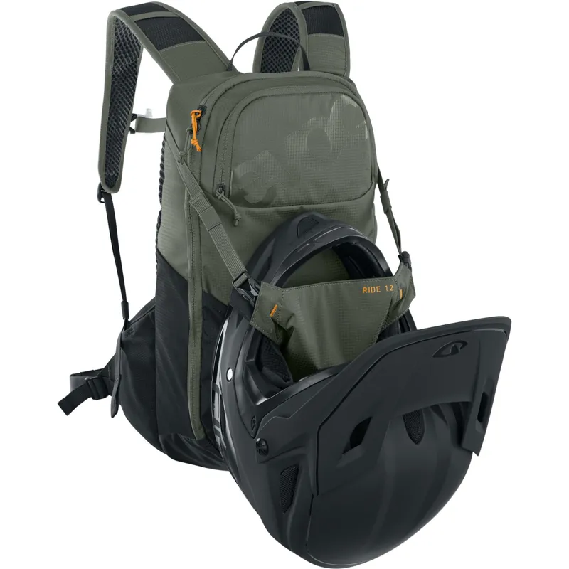 Evoc Ride Performance Backpack 12L in Dark Olive/Black-5