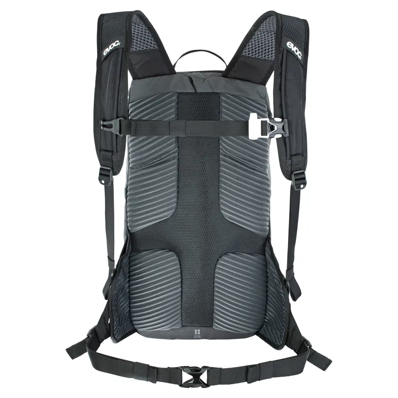 Evoc Ride Performance Backpack 12L + 2L Bladder in Black-1