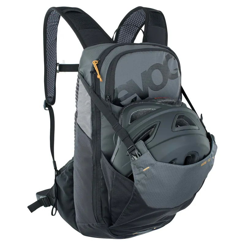 Evoc Ride Performance Backpack 12L + 2L Bladder in Black-4