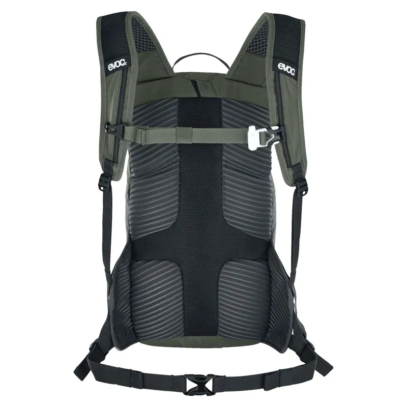Evoc Ride Performance Backpack 12L + 2L Bladder in Dark Olive/Black-1