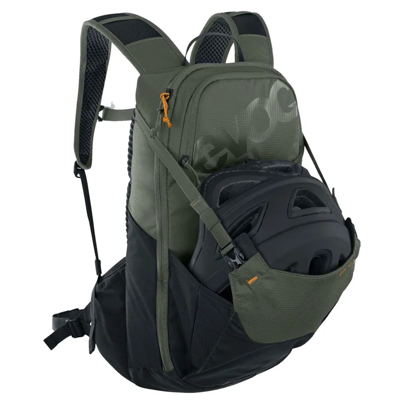 Evoc Ride Performance Backpack 12L + 2L Bladder in Dark Olive/Black-4