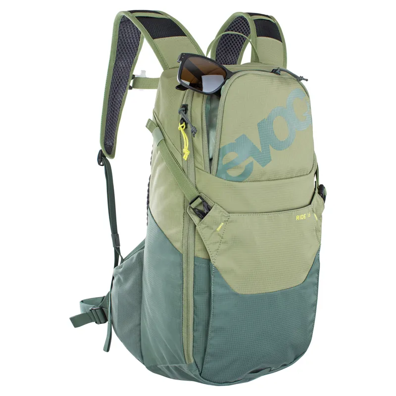 Evoc Ride Performance Backpack 16L in Olive Green-2