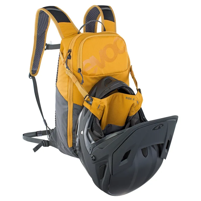 Evoc Ride Performance Backpack 8L in Loam Yellow-5