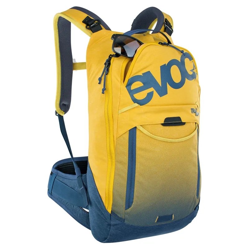 Evoc Trail Pro Protector Backpack 10L S/M in Curry Yellow-2