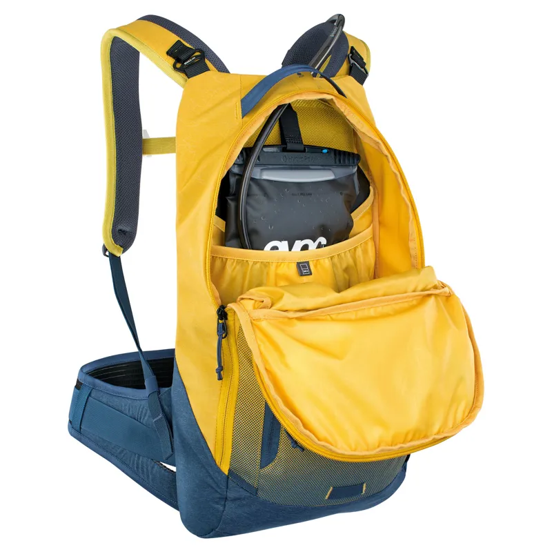 Evoc Trail Pro Protector Backpack 10L S/M in Curry Yellow-4