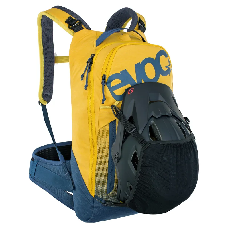 Evoc Trail Pro Protector Backpack 10L S/M in Curry Yellow-6