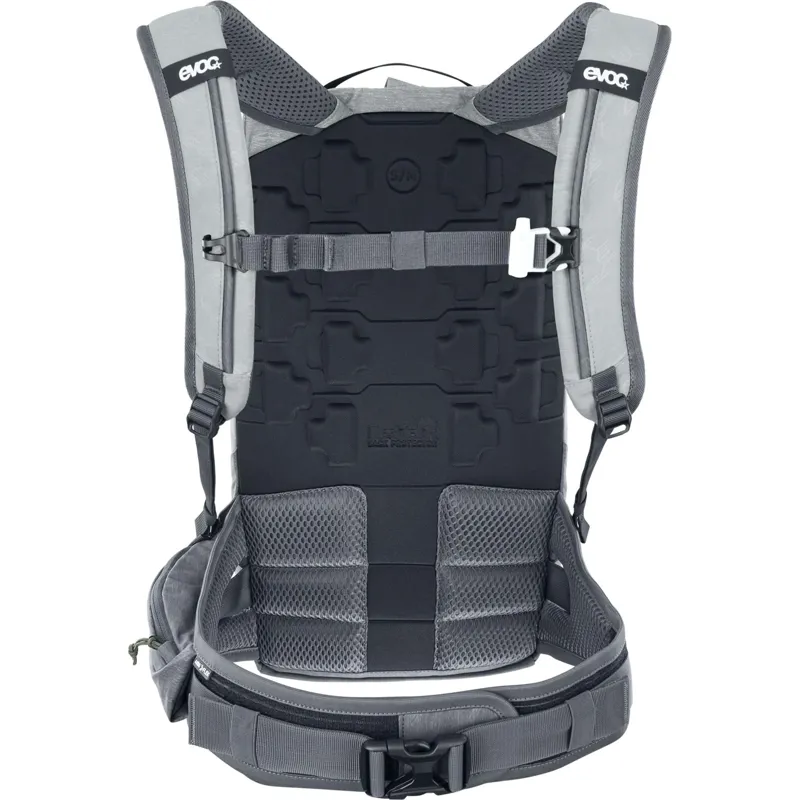 Evoc Trail Pro Protector Backpack 10L L/XL in Stone/Carbon Grey-1